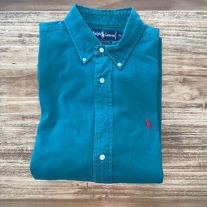 Mens Ralph Lauren Long Sleeve Dress Shirt